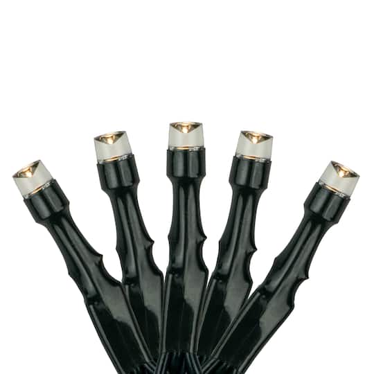 Northlight 100ct. Warm White Solar Powered LED Christmas String Lights | 33 ft | Michaels®